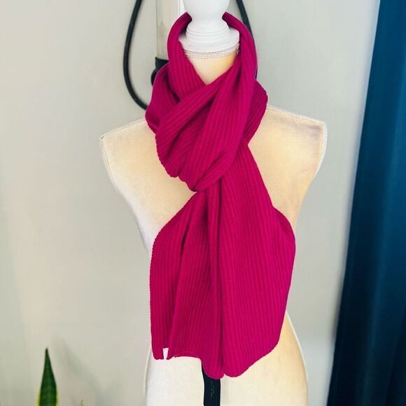 RAG & BONE Addie Cashmere Scarf Wrap, 100% Cashmere,‎ Cozy Warm, Plum, NWT - Picture 7 of 11